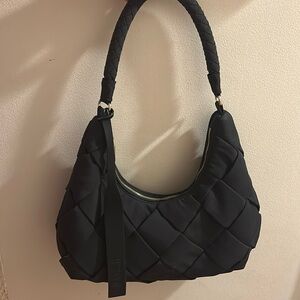 Jason Wu Black woven quilted shoulder Bag NWT